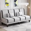 Sofá cama plegable de doble uso para dos o tres personas, multifuncional, simple, adecuado para apartamentos de alquiler, dormitorios y salas de estar, sofá de tela