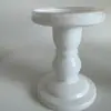 Estilo francês estilo luxo leve Coluna romana Castiçal quarto casa simples vela Castiçal decoração romântica decoração de mesa