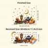 Novo Modelo de Comércio Exterior Estrela e Lua do Oriente Médio Adesivos Decorativos de Embelezamento de Parede Lustre Retrô Adesivos de Parede de PVC Autoadesivos Adesivos de Janela