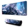 Mouse Pad para Jogo Estilo Anime Super Grande Borda Travada Menino E-sports Jogo Computador Pad Grande para Teclado Espessado Antiderrapante