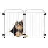 Cercado Modular Portátil Petmix para Animais de Estimação (2 Painéis, 51,5 cm) - Branco
