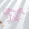 Sexy Lace Jacquard Underwear Feminino Oco Sexy Tentação Cintura Média Algodão Virilha Cuecas Femininas
