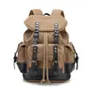 Bolsa de lona retro europea y americana para viajes de ocio, mochila de montañismo, nueva, gran capacidad, cómoda, bandolera, en stock, venta al por mayor