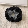 Diadema de lana para ceñir la cintura Otoño e Invierno, Diadema de encaje grande de alta gama, Cuerda para el pelo de doble capa estilo perezoso, Accesorio para el cabello