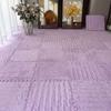 Alfombrillas de Suelo de Color Puro con Empalme de Lujo Ligero Amazon Temu Venta al por Mayor Alfombrillas de Suelo Mixtas y Combinadas Sala de Estar Dormitorio Alfombrillas de Suelo Lavables Antideslizantes