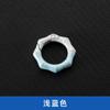 Hebilla de anillo de resorte abierto con barniz de bambú degradado, gancho de anillo de aleación de zinc, gancho para bolso, accesorios de hardware de joyería para bricolaje