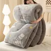Colcha de lã de cordeiro, colcha de inverno espessa, fleece floco de neve de alta densidade, adequada para primavera e outono, colcha de algodão para uma pessoa para dormitórios estudantis