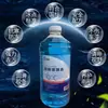 Botella de agua de vidrio de 1.8L 0 °C -25 °C, 2L Removedor de Aceite para Todas las Estaciones, Elimina Goma Laca, Excremento de Pájaros, Resina de Árboles y Previene la Congelación