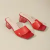 Nuevas Sandalias de Tacón Alto para Mujer de Verano 2026, Tacón de Cristal Transparente, Tacón Grueso de Una Sola Tira, Sandalias para Mujer