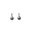 Pendientes Brillantes de Perla y Diamante para Mujer, Pendientes de Invierno de Alta Gama, Nuevo Estilo Trendy de Invierno 2022, Pequeños y Exquisitos, Pendientes Elegantes