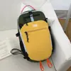 Mochila impermeable de color contrastante ligera transfronteriza casual de gran capacidad para ciclismo bolsa para deportes al aire libre montañismo mochila escolar mujeres