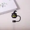 Tapa para Popote Stanley 10mm Diámetro Grande PVC Popote Suave Tapa Muñeco de Dibujos Animados Tapa Antipolvo Mayoreo