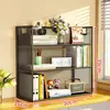 Estantería de escritorio al por mayor, Estante de almacenamiento de escritorio, Organizador de escritorio de oficina, Mesa de comedor, Escritorio de dormitorio, Estante pequeño multicapa, Divisor de estación de trabajo