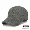 Gorra con Visera de Cuero Cálida de Invierno para Hombres de Mediana Edad y Mayores, Protección Auditiva para Ancianos con Forro de Felpa, a Prueba de Viento, para Prevenir el Frío