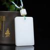 Pendente de jade dourado de Xinjiang para atacado corrente de contas de jade branco fabricantes seguros sem licença fornecimento de e-commerce ao vivo para atacado
