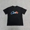 Comercio Exterior Transfronterizo Al por Mayor Serie Básica Marca de Moda Camiseta de Manga Corta con Estampado de Logo de Letra Fantasma