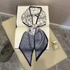 Novo Cachecol Longo 2025 Seda Estampado Dupla Face Cachecol Elegante Moda Verão Cachecol Cinto Decorativo