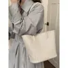 Bolso de mano con patrón tejido para mujer 2026 nuevo de moda verano retro para ir al trabajo bolso de hombro único bolso cubo de gran capacidad bolso tote