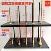 Conector de tubo redondo para columna metálica, varilla de soporte de estante de aleación de aluminio, varilla de soporte de barandilla, estantería, estante de exhibición de acero inoxidable