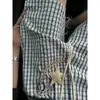 Shorts a cuadros de secado rápido estilo americano para hombre, shorts deportivos de playa casuales de verano holgados a cuadros para parejas
