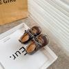 Zapatos de Moda para Niñas con Suela Suave y Lazo 2025 Otoño Nuevo Estilo Coreano Zapatos Individuales de Princesa Zapatos de Cuero de Rendimiento