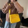 Moda Transfronteriza Simple Casual Versátil Bolso de Hombro 2025 Nuevo Ligero Color Sólido Bolso Cruzado Bolso Pequeño para Viajeros