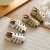 Sandalias Diadema Caladas Estilo Coreano para Niñas 2026 Verano Nuevas Zapatos Deportivos de Playa con Suela Suave Sandalias con Pedrería para Bebés Niñas