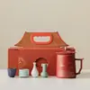 Taza de Té Cultural y Creativa de la Ciudad Prohibida Tendencia Nacional Taza de Agua de Oficina Taza de Té Estilo Palacio Souvenir Creativo de Aniversario Regalo Personalización