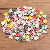10 Colgantes de Acero Inoxidable Multicolor Dorado de Doble Cara con Goteo de Aceite para Peces, Cangrejos, Delfines, Corales, Caballitos de Mar DIY para Viajes de Commuting a la Moda