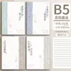 Cuaderno con cubierta de plástico B5, alto valor estético, cuaderno grueso para tomar notas, cuaderno fresco y elegante, cuadernos inspiradores al por mayor