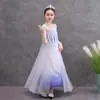 Vestido de Princesa Frozen para Niña Primavera 2024 Aisha Vestido Blanco Halloween Cumpleaños Junio 1 Vestido de Presentación