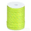 Paquete de 100m Paracord de 7 Hilos para Exteriores 4mm Hilo para Tejer Pulseras de Paracord Entusiastas Militares Paracord de Supervivencia de 7 Hilos