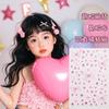 Adesivos de Tule Borboleta Aurora Chamativos Autoadesivos Performance Palco Infantil Rosto Adesivos Maquiagem Super Brilhante Decoração Rosto Adesivos de Strass
