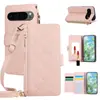Funda para Google Pixel 11Proxl con Soporte para Tarjetas y Espejo, Estuche Protector de Cuero para Google 10A