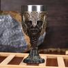 Copo de Vinho com Figuras Viking Medievais Europeias Copo de Aço Inoxidável Viking Samurai Copo Viking 3D