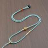 Cordón tejido a mano Guofeng DIY tejido colgante de jade literario ágata esmalte oro antiguo cuerda de joyería cordón colgante de moda