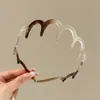 Faixa de Cabelo Ondulada Estilo Coreano com Topete Alto, Novo Prendedor de Cabelo 2025, Pacote de Cabelo, Faixa de Cabelo Torcida Especial para Lavar o Rosto
