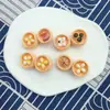 Juguete de Comida Divertido Pan Artificial Galleta Pasador de Pelo Empanada Pasador de Pelo Clip para Flequillo de Niña Linda Clip Lateral Puesto Callejero Mayoreo