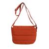 Bolso pequeño con chaqueta acolchada de algodón retro de comercio exterior, nueva moda 2024, bolso bandolera de algodón con bordado, mini bolso bandolera