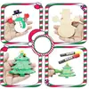 Adornos Navideños de Madera Transfronterizos, Manualidades de Madera en Blanco sin Terminar Hechas a Mano, Piezas de Madera para Decoraciones de Fiesta