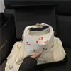 2025 Nueva Moda de Verano Bolso tipo Carcasa con Estampado de Cerezas de un Hombro Cruzado Bolso Cuadrado Pequeño de Moda de Gran Capacidad