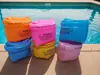 Doble Bolsa de Aire Inflable Ecológico Rayas Retro Anillo de Brazo para Niños Flotador Circular Manga Flotante Protección con Doble Bolsa de Aire