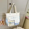 Nueva Bolsa de Hombro de Gran Capacidad de Color Lindo Bolsa Cruzada Portátil para Niña Chica Valor de Color Alto Bolsa de Maquillaje para Estudiante