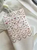 Yitu Pegatinas para Uñas Francesas de Encaje Plano con Patrón de Hormiga Estilo Dulce Puro Deseo Simple Decorativas Yt6230