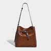 Bolsas para Mulheres 2025 Nova Moda Versátil Bolsa Saco de Balde de Alta Qualidade Bolsa de Axila de Nicho de Grande Capacidade Bolsa de Ombro Único Transversal