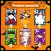 Pegatinas de Juego de Juguete de Halloween Dibujos Animados Pegatinas de Rompecabezas Infantiles Pegatinas de Actividad para Fiesta de Halloween Regalo