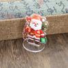 Suporte Transparente de Acrílico Original de Natal Decorações Decorativas DIY para Mesa de Natal Novo Pequeno Suporte do Papai Noel
