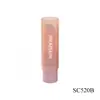 Material de Embalaje Cosmético Tubo Vacío Redondo para Labial Moldeado por Inyección Hebilla Tubo para Labial Suministro de Tubos para Labial