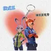 Llavero de Nick y Judy de Zootopia Acrílico de Doble Cara Mochila de Alta Calidad Colgante Lindo Regalo Mercancía