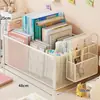 Estantería para libros, organizador móvil para mochilas de estudiantes, herramienta de almacenamiento de libros debajo del escritorio, carrito pequeño de pie, artículo útil para uso en el aula